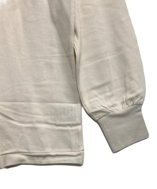 LACOSTE（ラコステ）LACOSTE (ラコステ) 長袖ポロシャツ アイボリー サイズ:4の古着・服飾アイテム