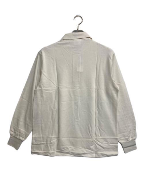 LACOSTE（ラコステ）LACOSTE (ラコステ) 長袖ポロシャツ アイボリー サイズ:4の古着・服飾アイテム