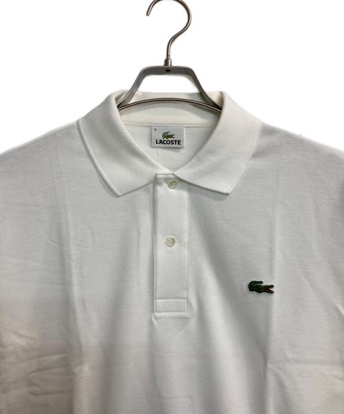 LACOSTE（ラコステ）LACOSTE (ラコステ) 長袖ポロシャツ ホワイト サイズ:4の古着・服飾アイテム
