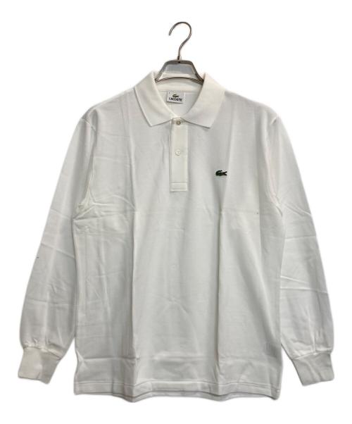 LACOSTE（ラコステ）LACOSTE (ラコステ) 長袖ポロシャツ ホワイト サイズ:4の古着・服飾アイテム
