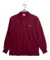 LACOSTE（ラコステ）の古着「長袖ポロシャツ」｜ボルドー
