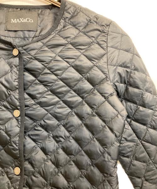 MAX&Co.（マックスアンドコー）MAX&Co. (マックスアンドコー) キルティングジャケット ネイビー サイズ:40の古着・服飾アイテム
