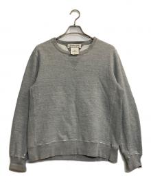 REMI RELIEF（レミレリーフ）の古着「両Vガゼットダメージスウェット」｜グレー
