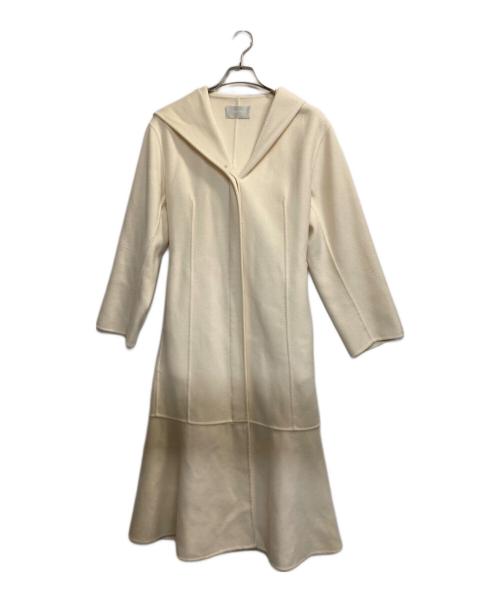 CELFORD（セルフォード）CELFORD (セルフォード) フーディマーメイドリバーコート アイボリー サイズ:36の古着・服飾アイテム