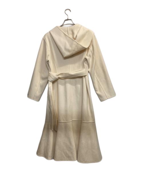 CELFORD（セルフォード）CELFORD (セルフォード) フーディマーメイドリバーコート アイボリー サイズ:36の古着・服飾アイテム