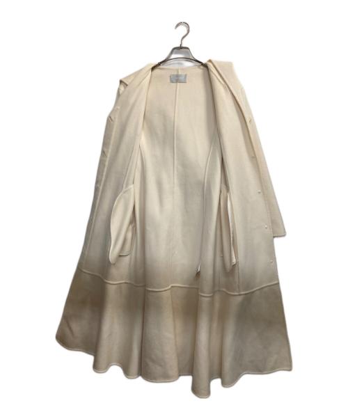 CELFORD（セルフォード）CELFORD (セルフォード) フーディマーメイドリバーコート アイボリー サイズ:36の古着・服飾アイテム