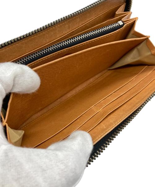 GODANE（ゴダン）GODANE (ゴダン) クロコレザーラウンドファスナーウォレット ブラックの古着・服飾アイテム