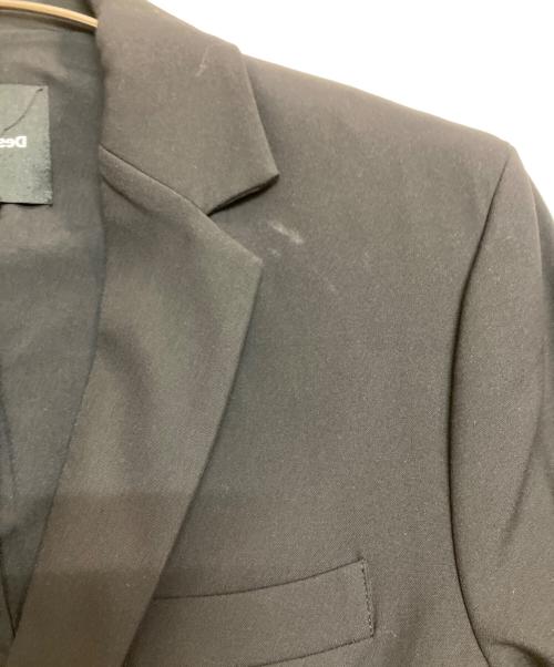 Desigual（デシグアル）Desigual (デシグアル) デニム×テーラードハイブリッドジャケット ブラック×インディゴ サイズ:48の古着・服飾アイテム