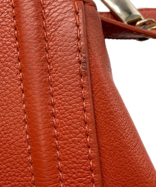 FURLA（フルラ）FURLA (フルラ) レザートートバッグ オレンジの古着・服飾アイテム