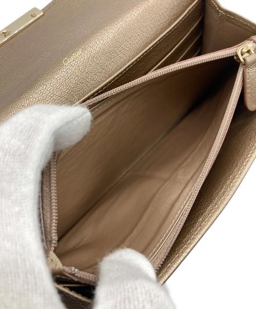 Cartier（カルティエ）Cartier (カルティエ) LOVEコレクション 長財布 メタリックベージュの古着・服飾アイテム