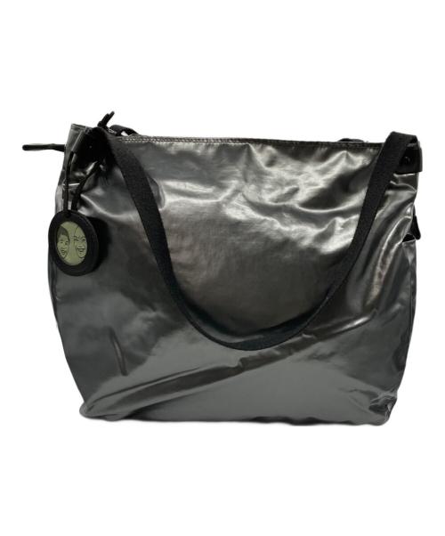 jack gomme（ジャックゴム）jack gomme (ジャックゴム) メタリックショルダーバッグ シルバーの古着・服飾アイテム