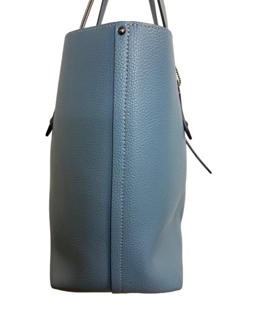 COACH（コーチ）COACH (コーチ) マーケットトートバッグ ブルーの古着・服飾アイテム