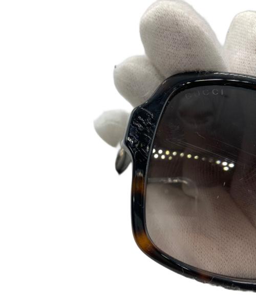 GUCCI（グッチ）GUCCI (グッチ) サングラス ブラウン サイズ:57□16-145の古着・服飾アイテム