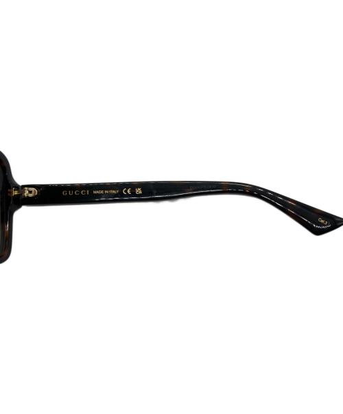 GUCCI（グッチ）GUCCI (グッチ) サングラス ブラウン サイズ:57□16-145の古着・服飾アイテム