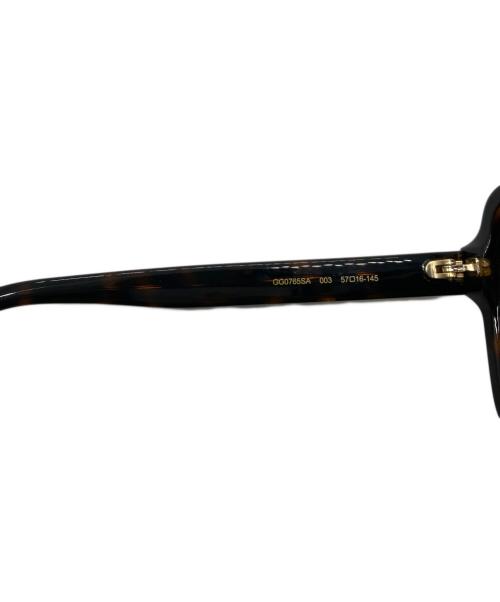 GUCCI（グッチ）GUCCI (グッチ) サングラス ブラウン サイズ:57□16-145の古着・服飾アイテム