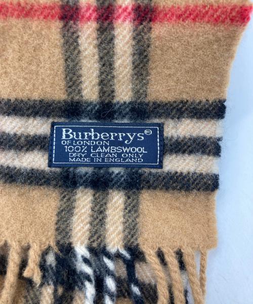 Burberry's（バーバリーズ）Burberry's (バーバリーズ) ノバチェックウールマフラー ベージュの古着・服飾アイテム
