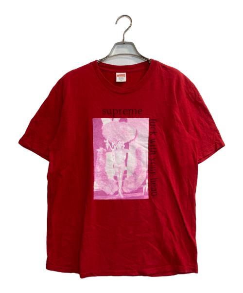 SUPREME（シュプリーム）Supreme (シュプリーム) 17FW Fuck With Your Head Tee レッド サイズ:Ｍの古着・服飾アイテム