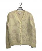 marimekkoマリメッコ）の古着「Unikko / Sif wool cardigan」｜イエロー
