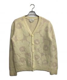 marimekko（マリメッコ）の古着「Unikko / Sif wool cardigan」｜イエロー