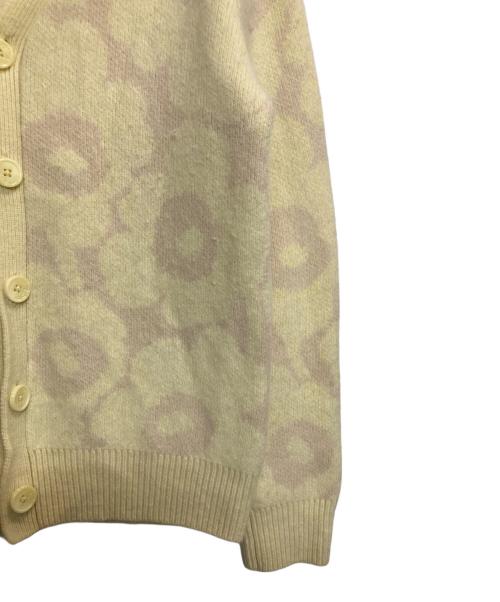 marimekko（マリメッコ）marimekko (マリメッコ) Unikko / Sif wool cardigan イエロー サイズ:Lの古着・服飾アイテム