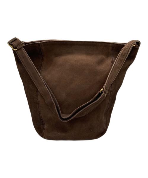 COACH（コーチ）COACH (コーチ) レザーショルダーバッグ ブラウンの古着・服飾アイテム