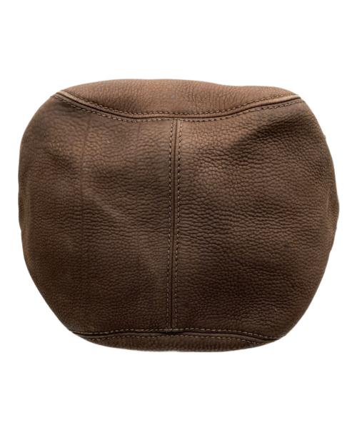 COACH（コーチ）COACH (コーチ) レザーショルダーバッグ ブラウンの古着・服飾アイテム