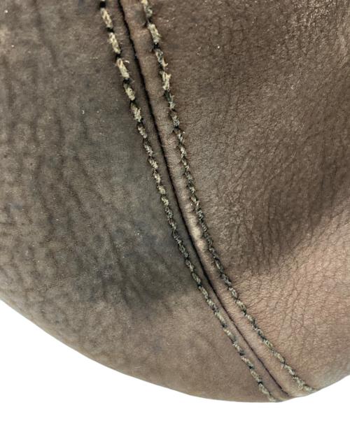 COACH（コーチ）COACH (コーチ) レザーショルダーバッグ ブラウンの古着・服飾アイテム