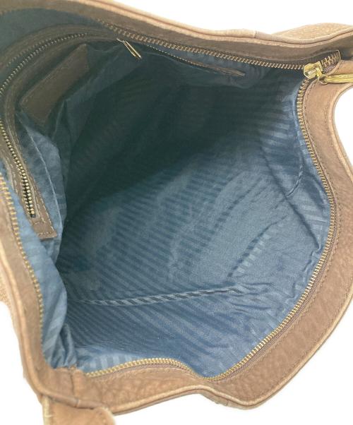 COACH（コーチ）COACH (コーチ) レザーショルダーバッグ ブラウンの古着・服飾アイテム