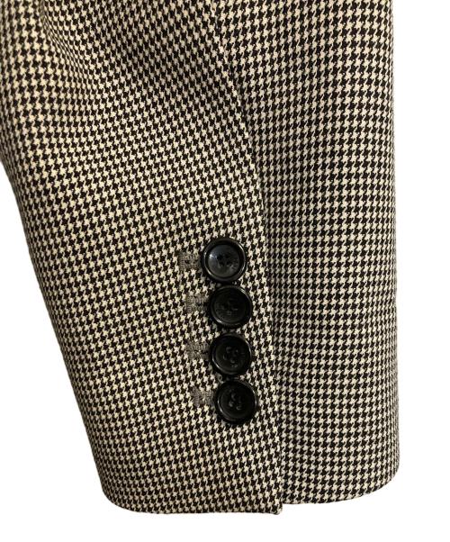 WE11DONE（ウェルダン）WE11DONE (ウェルダン) バックオープンダブルテーラードジャケット ブラック×ホワイト サイズ:Mの古着・服飾アイテム