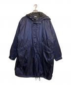 stussyステューシー）の古着「中綿ナイロンモッズコート」｜ネイビー