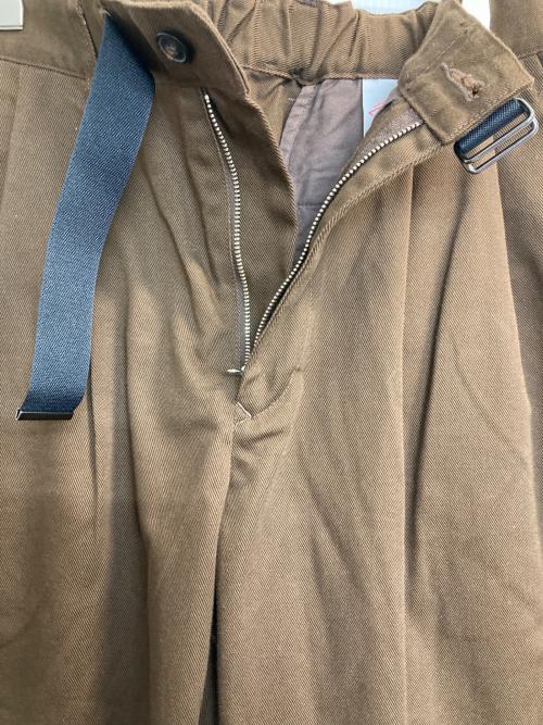 DANTON（ダントン）DANTON (ダントン) タックパンツ ブラウン サイズ:40の古着・服飾アイテム