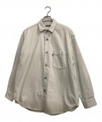 ORCIVALオーシバル）の古着「カラーデニムシャツ」｜アイボリー