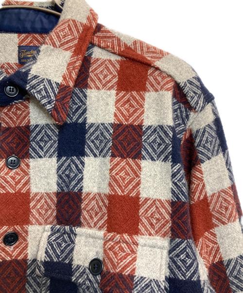 TENDERLOIN（テンダーロイン）TENDERLOIN (テンダーロイン) チェックネルシャツ ネイビー×グレー サイズ:記載なしの古着・服飾アイテム