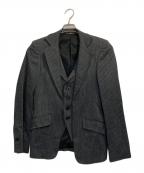 Vivienne Westwood manヴィヴィアン ウェストウッド マン）の古着「レイヤードライクストライプスーツ」｜ブラック