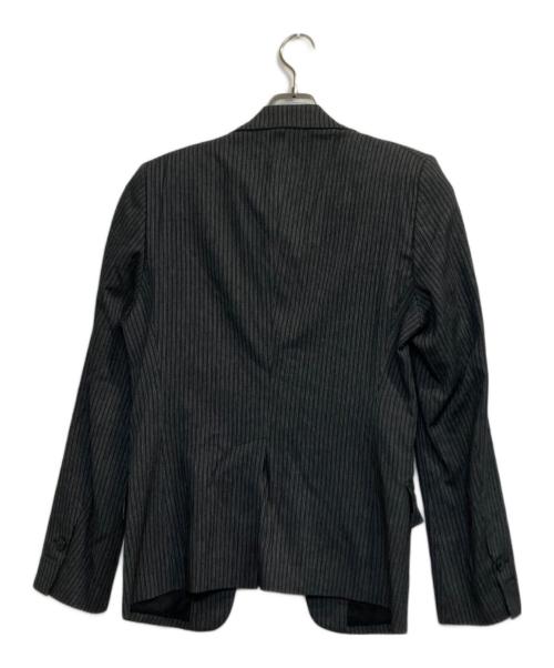 Vivienne Westwood man（ヴィヴィアン ウェストウッド マン）Vivienne Westwood man (ヴィヴィアン ウェストウッド マン) レイヤードライクストライプスーツ ブラック サイズ:44の古着・服飾アイテム