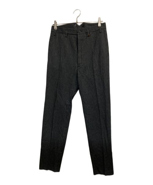 Vivienne Westwood man（ヴィヴィアン ウェストウッド マン）Vivienne Westwood man (ヴィヴィアン ウェストウッド マン) レイヤードライクストライプスーツ ブラック サイズ:44の古着・服飾アイテム