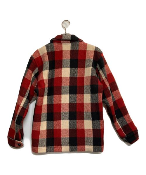 TENDERLOIN（テンダーロイン）TENDERLOIN (テンダーロイン) バッファローチェックネルシャツジャケット ブラック×レッド サイズ:Ｓの古着・服飾アイテム