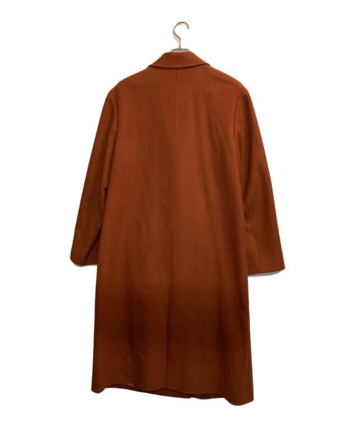 PS Paul Smith（ＰＳポールスミス）PS Paul Smith (ＰＳポールスミス) ダブルチェスターコート オレンジ サイズ:Ｌの古着・服飾アイテム