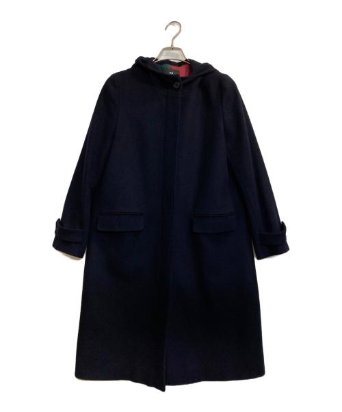 PS Paul Smith（ＰＳポールスミス）PS Paul Smith (ＰＳポールスミス) フーデッドコート ネイビー サイズ:42の古着・服飾アイテム