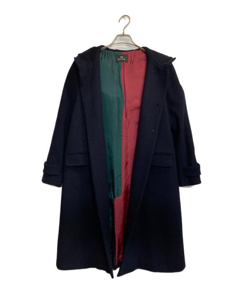 PS Paul Smith（ＰＳポールスミス）PS Paul Smith (ＰＳポールスミス) フーデッドコート ネイビー サイズ:42の古着・服飾アイテム