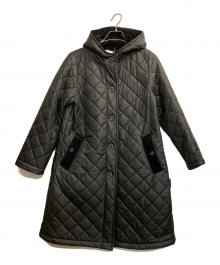 MACKINTOSH（マッキントッシュ）の古着「NEW GRANGE ボアライナーキルティングフーデッドコート」｜ブラック