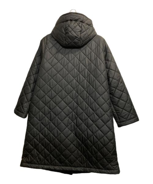 MACKINTOSH（マッキントッシュ）MACKINTOSH (マッキントッシュ) NEW GRANGE ボアライナーキルティングフーデッドコート ブラック サイズ:8の古着・服飾アイテム