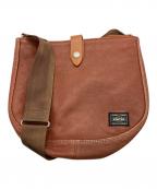 PORTERポーター）の古着「CISCO SHOULDER BAG / シスコレザーショルダーバッグ」｜ブラウン