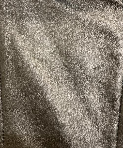 ZARA（ザラ）ZARA (ザラ) ラムレザーダブルライダースジャケット ブラック サイズ:Ｓの古着・服飾アイテム