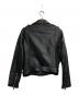 ZARA (ザラ) ラムレザーダブルライダースジャケット ブラック サイズ:Ｓ：6000円