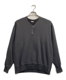 nanamica（ナナミカ）の古着「リバーシブルハーフジップスウェット」｜グレー