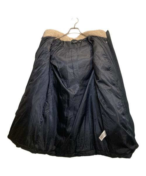 LAUREN RALPH LAUREN（ローレンラルフローレン）LAUREN RALPH LAUREN (ローレンラルフローレン) ファー付フーデッドダウンコート ネイビー サイズ:Ｍの古着・服飾アイテム