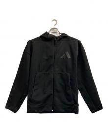 adidas（アディダス）の古着「Z.N.E. フード付きトラックジャケット」｜ブラック