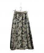 Ameriアメリ）の古着「UNDRESSED MOONY LACE SKIRT」｜ブラック×アイボリー