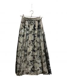 Ameri（アメリ）の古着「UNDRESSED MOONY LACE SKIRT」｜ブラック×アイボリー